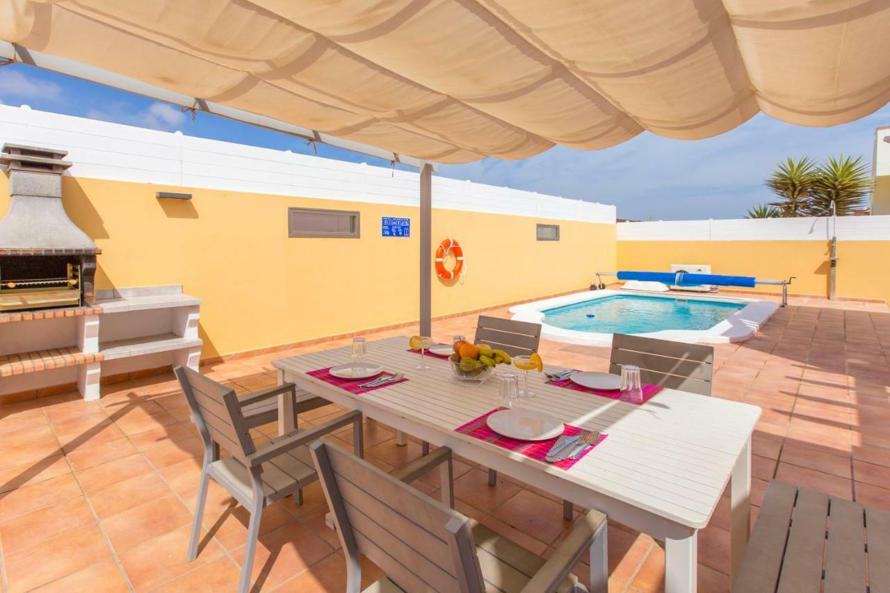 Villa Bella Lucia 3. Piscina Climatizada, Wifi, Bbq. Corralejo Eksteriør bilde